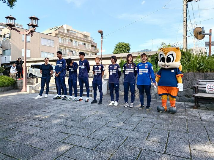 大宮クリーン大作戦に参加した大宮アルディージャの選手